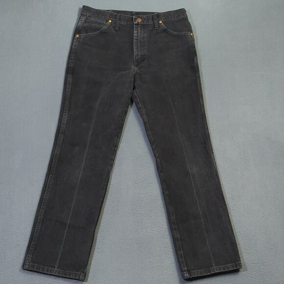 Wrangler Jeans Men's 32x30 Fits 32x28 Black 936 WBK Cowboy Cut Slim Fit - Picture 2 of 11